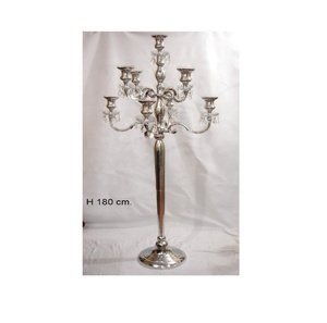 Candelabros decorativos Fancy 9 Lite aspecto Premium lujo real estilo único bodas elegantes candelabros de pie pieza central - Product Image 2