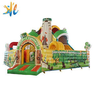Gorila inflable Castillo, el Dios <span class=keywords><strong>de</strong></span> la riqueza Combo inflable gorila diapositiva - Product Image 2