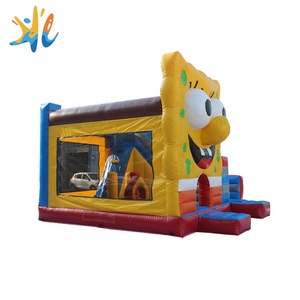 De dibujos animados comercial niños casa saltando inflables deslice combo - Product Image 4
