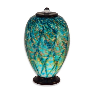 แจกันฌาปนกิจศพทองเหลืองงานแฮนด์เมดดีไซน์โบราณสำหรับมนุษย์ - Product Image 2