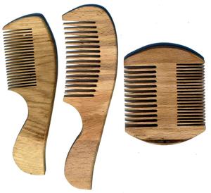 Brosse à cheveux en bois d'art populaire russe fait à la main peignes de soins capillaires modèle Rksk vente en gros - Product Image 1