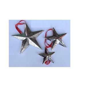 Árbol de Navidad hecho en aluminio con acabado de níquel, adornos de Navidad, decoración de árbol de Navidad - Product Image 6