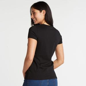 Wholesale 100% Cotton <b>Black</b> <b>Shirts</b> for Women Premium Quality with Unique Personalization Fashionable and with Logo Decoration - Product Image 2
