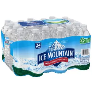 Ice Mountain Water, 100% Natural Spring, 6 - .5 l (1 pt .9 fl oz) bottles [3 l (5.4 fl oz)