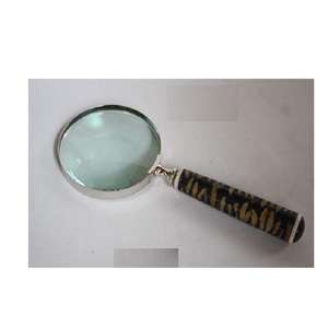 Incrustaciones de cuerno de alta calidad con patrones Lupa con cuchillo de papel Hombres Regalo Incrustaciones de cuerno con patrones Lupa - Product Image 2