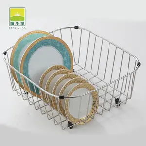 mesh pendaison fil Suppliers-Panier de rangement suspendu en éponge, multifonction, pour évier de cuisine, panier d'écoulement