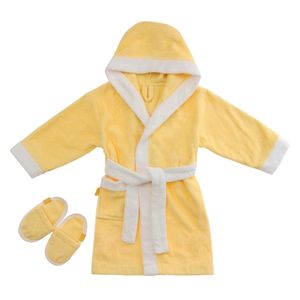 Bata de baño para bebé en algodón de alta calidad mejor diseño Albornoz para bebé con logotipo de impresión personalizado al mejor precio proveedor en la India. - Product Image 4