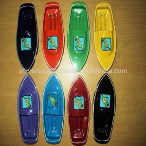 Loro pintado Pop barcos juguetes estaño juguetes Vehículo de juguete para niños hecho a mano Pop Tin barcos Metal vapor barco juguetes Unisex juguete barco - Product Image 1