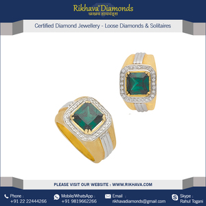 แหวนทองคำ18kt สำหรับผู้หญิงมีเพชรสีเหลืองและสีขาวคอลเลกชันแหวนเพชรที่สง่างาม - Product Image 4