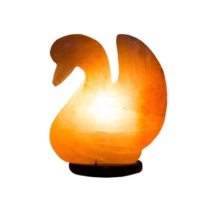 Lampes à sel de l'Himalaya USB en forme de cygne Artisanat naturel par Sian Enterprises Lampe à sel de canard disponible ici - Product Image 2