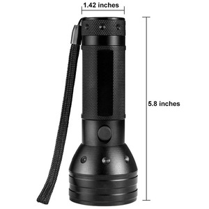 51 LED UVトーチ 395nm 紫外線懐中電灯 ブラックライト検出器 - Product Image 4