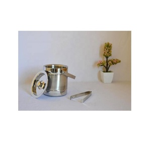 Hot Fancy Modern Luxury Hot Sale Premium Unique New Design Cubo de hielo Doble pared aislado Estilo moderno Brillante/Mate Polaco - Product Image 1