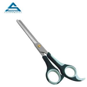 Nouveau design Mo-revêtement ergonomique poignées en plastique noir salon de coiffure ciseaux de coiffeur ciseaux de coiffeur de salon - Product Image 4