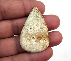 Juego de 3 piezas de alta calidad de pera y forma elegante, cabujones de jaspe oceánico Natural liso, piedras preciosas sueltas al por mayor - Product Image 4