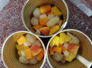 Cóctel de Frutas Tropicales Enlatadas/Frutas Mixtas con Nata de Coco en Almíbar Ligero - Product Image 6