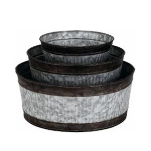 ใหม่ฤดูใบไม้ผลิวินเทจชุบสังกะสีรูปไข่อ่างสไตล์ใหม่เครื่องดื่มอ่างน้ำร้อนขนาดใหญ่พิเศษ - Product Image 5