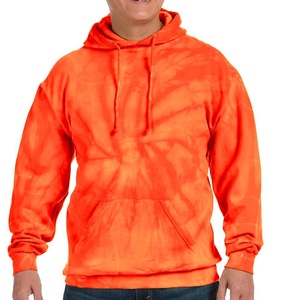 Men's High Quality Polyester <b>Tie</b>-Dye Waterproof Breathable 280g French Terry Cotton Unlined Winter Plus Size Sweatshirt Hoodies - Product Image 1