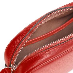 Mode en cuir véritable Double fermeture éclair caméra taille Mini sac à main ceinture Fanny Pack sac dur ISONZ cuir ZONE - Product Image 2