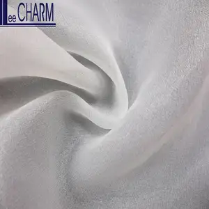 LCSH024 vestido de novia de boda de lujo muy ligero blanco satén Organza tela 100% poliéster Niñas Ropa - Product Image 1