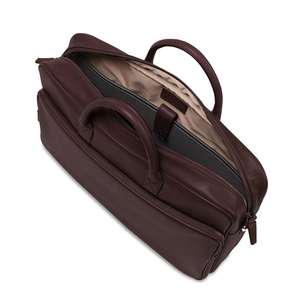 Leather <b>Laptop</b> Briefcase for Women and Men - Product Image 2