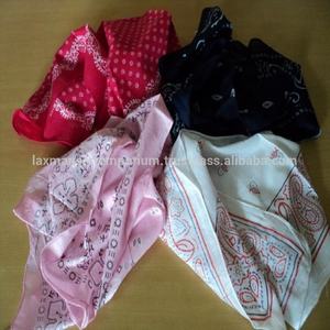 Mélangez les enveloppes carrées imprimées de bandanas de couleurs pour l'extérieur en gros fournisseur d'Inde - Product Image 5
