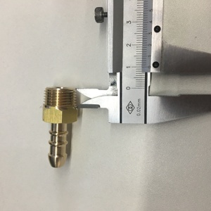 Pirinç 3/8 inç vida konu BSPT dövme teknikleri meme propan gaz hortumu hava sıvı bağlanmak için özel Model numarası 'Head' - Product Image 5