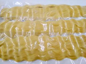 Cheveux humains bouclés à la vapeur en fibres naturelles unisexe, REMY, chevelure bouclée douce et brillante - Product Image 3