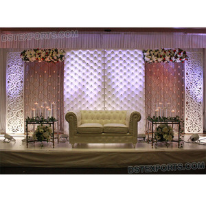 Panel de cuero para decoración de escenario, paneles de cuero occidental para boda asiática, con aspecto lujoso, con proveedores - Product Image 1