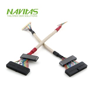 Câble d'affichage LCD industriel, faisceau de câbles, connecteur 40 broches vers 30 broches avec fil de cuivre étamé - Product Image 1