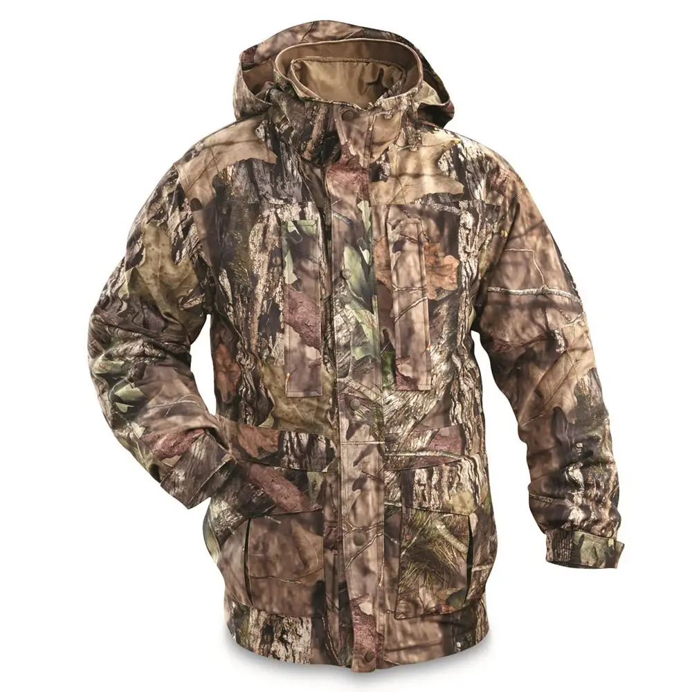 Men Outdoor Hunting Camping Waterproof Windproof Polyester Coats Camouflage Hunting Jackets