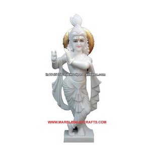 Carved Krishna <b>Statue</b> - Product Image 1