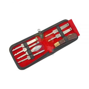 Ensemble de couteaux à sabot en acier inoxydable de précision Instrument vétérinaire manuel certifié CE Garantie de 2 ans pour les maréchaux gauche et droite - Product Image 6