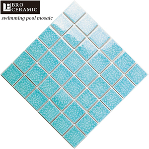 Double Ice Crack Decking <strong>Tiles</strong> Swimming Pool <strong>Mosaic</strong> <strong>Tiles</strong> <strong>Sheet</strong> 48x48mm 100x100mm - Product Image 6