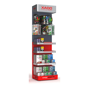 Présentoir en métal moderne avec éclairage LED - Product Image 1