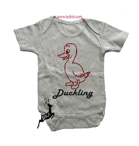 OEM <b>animal</b> duck Romper Printed OEM brandtirupur india newborn Baby Toddler Clothing 100% organic cotton romper online shopping - Product Image 1