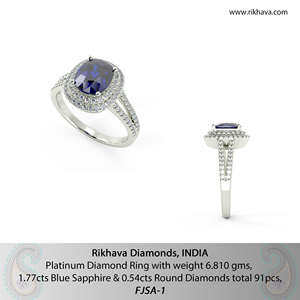 Bague Diamant En platine - Product Image 6