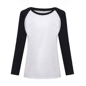 T-shirt à manches courtes pour femmes, haut 100% coton, simple, blanc, logo personnalisé avec impression, à col rond, été - Product Image 6