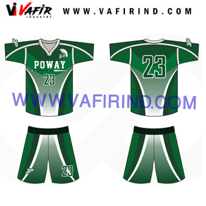 Maillots de lacrosse personnalisés par sublimation, ensembles d'uniformes réversibles pour l'entraînement, 100% polyester, col rond, unisexe, pour joueur adulte, avec nom - Product Image 2