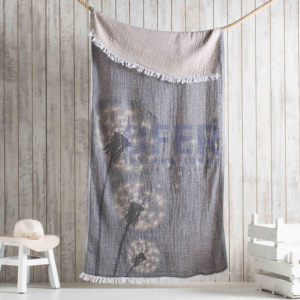 Youranwish — serviette de plage turque naturelle 100% coton, couverture de lit, utilisation multiple, Beige, pour pique-nique - Product Image 1