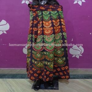 กระโปรงผ้าฝ้ายพิมพ์ลาย barmeri สำหรับผู้หญิงคอลเลคชั่นฤดูร้อนแฟชั่นใหม่ขายส่งจากอินเดีย - Product Image 5