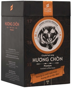 Grains de café torréfiés avec café belette naturel de qualité supérieure (250 g/boîte) Marque - Product Image 3