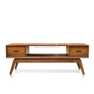 Vintage Stijl Teak <span class=keywords><strong>Console</strong></span> Met Twee Laden Natuurlijke Kleur Woonkamer Meubels Voor Thuisgebruik - Product Image 3