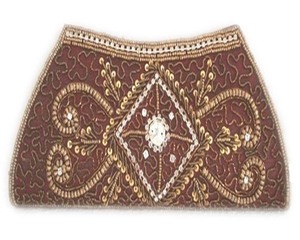 Designed <b>Wedding</b> <b>Clutch</b> for Women Satin Material Lowellcraft Brand - Product Image 1