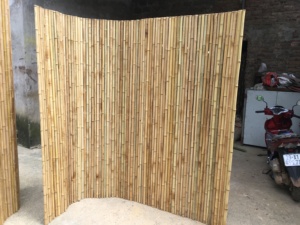 Clôture en bambou de haute qualité, bambou d'extérieur, bambou 100% naturel, rouleau de bambou pour jardin, serre, facile à assembler, respectueux de l'environnement - Product Image 4