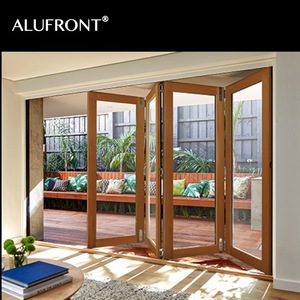 Proveedor de Calidad, Certificado NFRC/<span class=keywords><strong>AAMA</strong></span>/AS2047/NZS4211, Puerta Plegable de Aluminio para Patio, Moderna, de Vidrio Templado Térmico para Villas - Product Image 6