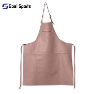 Custom Logo Design Leather Sleeveless Bib <b>Work</b> Wear <b>Apron</b> - Product Image 6