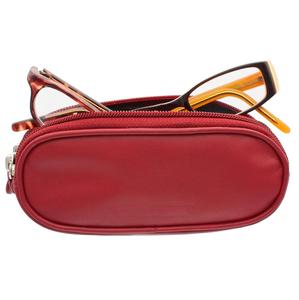 Étui à lunettes double pour deux montures/Étui à lunettes en cuir double face - Product Image 5