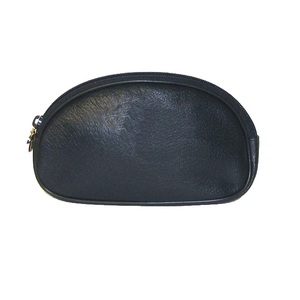 Estuches de monedas de cuero de lujo a granel con cierre de cremallera Monedero pequeño negro para niños al por mayor - Product Image 1