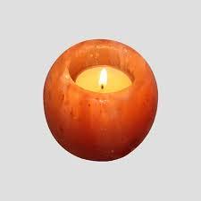Himalayan Round Shape Candle,Round Shaped Tea Light,Himalayan Salt Candle <b>Holder</b> <b>Tealight</b> <b>Holder</b> Natural - Product Image 2
