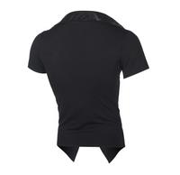 T-shirt décontracté de qualité pour homme, coupe oversize, 100 % coton tricoté, style hip-hop, écologique, séchage rapide, respirant, design personnalisé